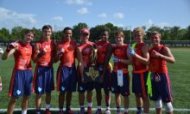 Austin Westlake hoisted the Division I trophy at the Adidas 7v7 state tournament in Texas. (Photo: Ronald Oswalt)