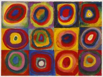 Wassily Kandinksy, Color Study: Squares with Concentric Circles, c. 1913